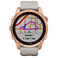 rolo garmin fenix 7s solar rose gold with light sand extra photo 1