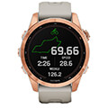 rolo garmin fenix 7s solar rose gold with light sand extra photo 3