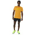 mployza asics tiger ss tee portokali extra photo 5