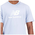mployza new balance essentials stacked logo cotton jersey t shirt thalassi extra photo 3