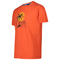 mployza cmp tropical print t shirt portokali 48 extra photo 2