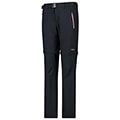 panteloni cmp zip off hiking trousers anthraki extra photo 2