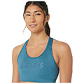 mpoystaki asics core logo bra prasino s extra photo 3