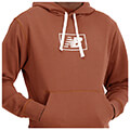 foyter new balance essentials hoodie kokkino xl extra photo 3