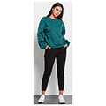 mployza bodytalk less is more open back sweater prasini xs extra photo 4