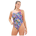 magio speedo club training allover digital vback swimsuit mple roz extra photo 3