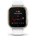 rolo garmin venu sq 2 white with cream gold bezel extra photo 1