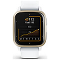 rolo garmin venu sq 2 white with cream gold bezel extra photo 2