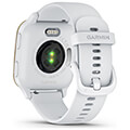 rolo garmin venu sq 2 white with cream gold bezel extra photo 4