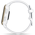rolo garmin venu sq 2 white with cream gold bezel extra photo 5
