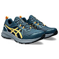 papoytsi asics trail scout 3 petrol portokali usa 95 eu 435 extra photo 3