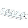 sxara podilaton stathmeysis homcom gia 5 podilata 145 x 33 x 27 cm extra photo 4