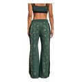 panteloni bodytalk evergreen wide leg prasino extra photo 1