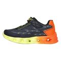 papoytsi skechers s lights vortex 20 quantroid mayro portokali extra photo 2