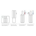 sampaniera vacu vin prestige active cooler wine elegant mayri 153 x 21 cm extra photo 3