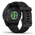 rolo garmin fenix 7s pro sapphire solar titanium carbon gray dlc with black extra photo 5