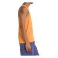 fanelaki new balance run singlet portokali extra photo 2