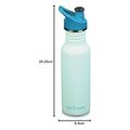 pagoyri klean kanteen classic narrow with sport cap thalassi 532 ml extra photo 2