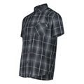 poykamiso cmp short sleeve checked shirt anthraki extra photo 2