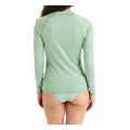 antiliaki mployza roxy whole hearted short sleeve rash vest prasini l extra photo 1