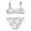 magio bikini set roxy party waves prasino roz extra photo 1