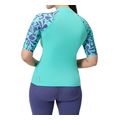 antiliaki mployza speedo printed short sleeve rash top tirkoyaz extra photo 1