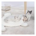 krebati gatas zeze pet bed fluffy sheep leyko 70x80x6cm extra photo 2