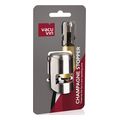 poma sampanias vacu vin champagne stopper stainless steel extra photo 5