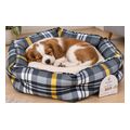 krebati skyloy gatas glee chequered karo gkri kitrino 53x53x18cm extra photo 1