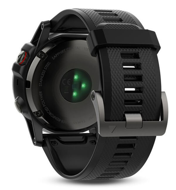 garmin fenix 5x sapphire edition slate gray with black band