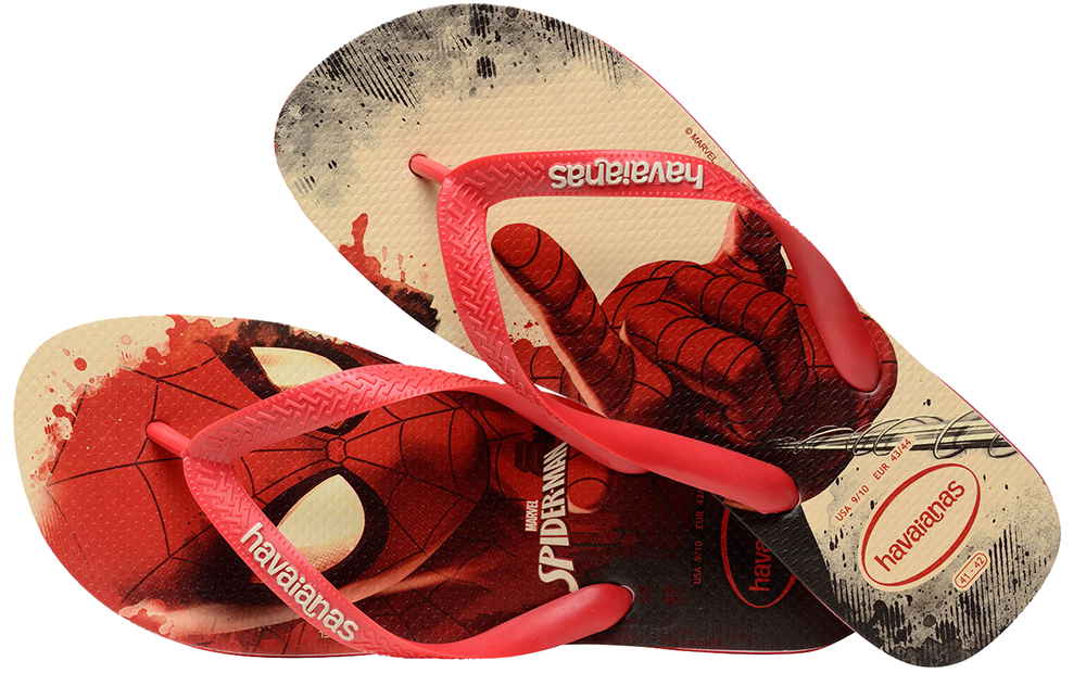 havaianas marvel spiderman