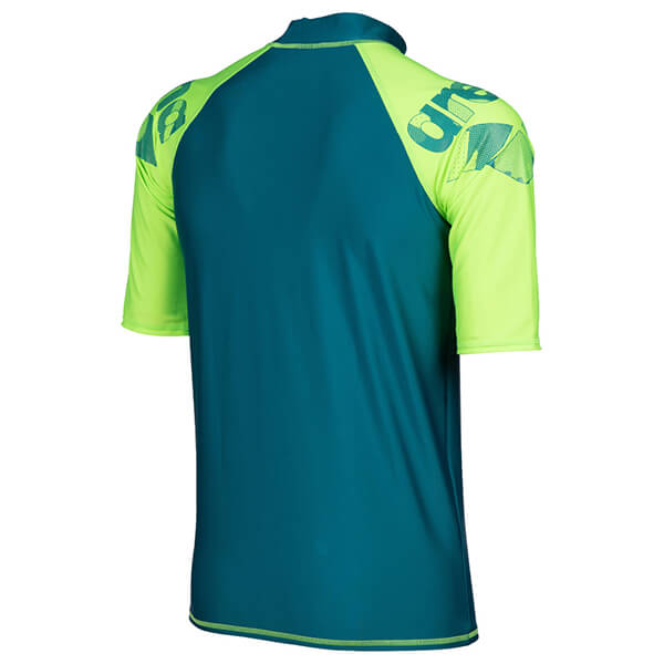 Maglietta Rash Guard Arena Unisex Jr - Maniche Corte, UPF 40+, Poliestere Riciclato - Foto 7