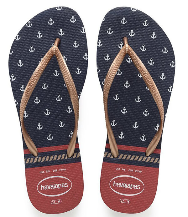 havaianas slim nautical