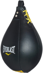 sakos taxytitas everlast leather speed bag medium 4241 mayros 23x15 cm