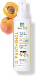 antiliako sprei rona ross d panthenol kids sunscreen spf50 200 ml