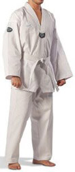 stoli taekwondo uniform olympus club ribbed white collar leyki photo