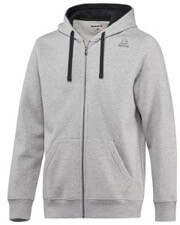 zaketa reebok sport elements fleece full zip hoodie gkri photo