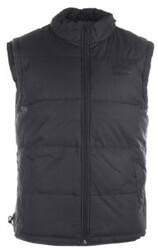 gileko russell padded gilet with concealed hood mayro photo