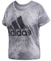 mployza adidas performance essentials allover print tee gkri m photo