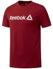 mployza reebok sport logo tee kokkini photo