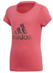 mployza adidas performance essentials logo tee roz photo