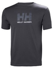 mployza helly hansen hh logo t shirt anthraki l photo