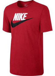 mployza nike sportswear futura icon t shirt kokkini m photo