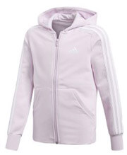zaketa adidas performance essentials 3 stripes hoodie roz 140 cm photo