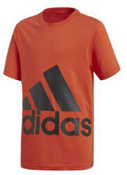 mployza adidas performance big logo tee portokali 152 cm photo