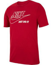 mployza nike sportswear tee kokkini photo