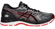 papoytsi asics gel nimbus 20 anthraki kokkino photo