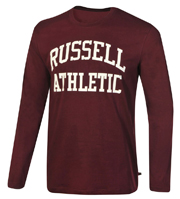 mployza russell athletic ls crewneck logo print byssini photo