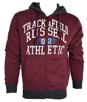 zaketa russell athletic zip through hoody graphic byssini photo