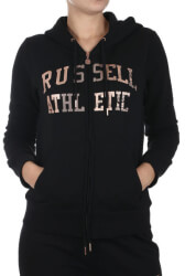 zaketa russell athletic zip through logo hoody mayri photo